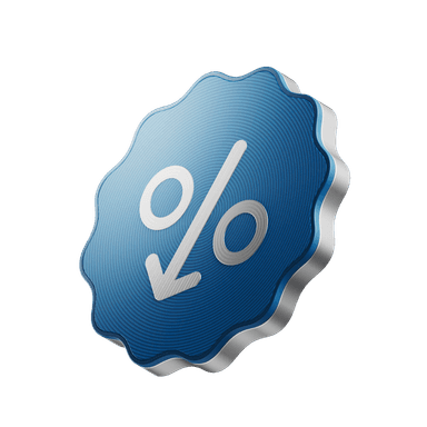 24.99% to 19.99% interest drop⁵